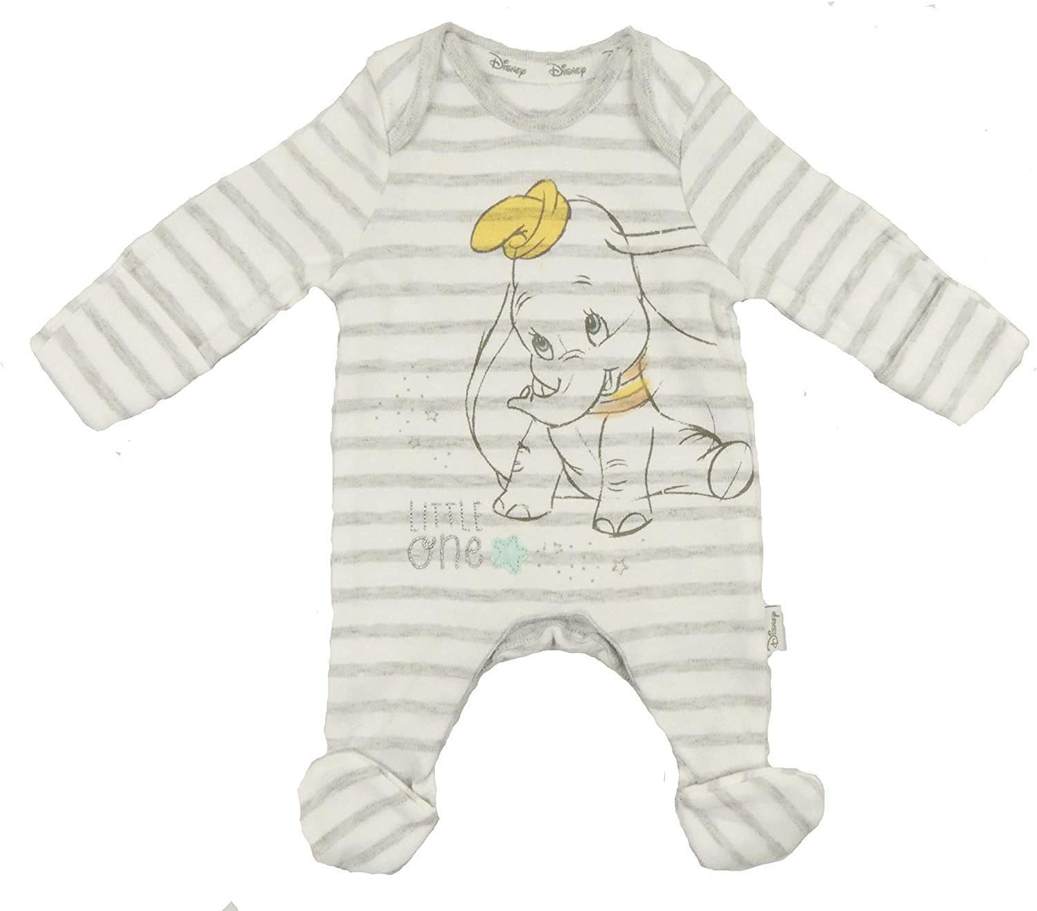 Babies Disney Unisex Sleepsuit Babygrow Romper Footsie Dumbo Winnie The Pooh