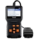Y10 Universal OBD2 Scanner Check Engine Light Car Code Reader, OBDII Diagnostic Scan Tool Read and Clear Erase Codes, Get Vehicle Information, Data Flow, Real-time Curve