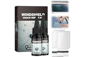Fiopet 1 Pc Windshield Crack Repair Kit, 2026 Upgraded Cracks Gone Glass Repair Kit, Windshield Repair Kit for Chips and Cracks, Glass Crack Repair Liquid Automotive Window Windscreen Tool