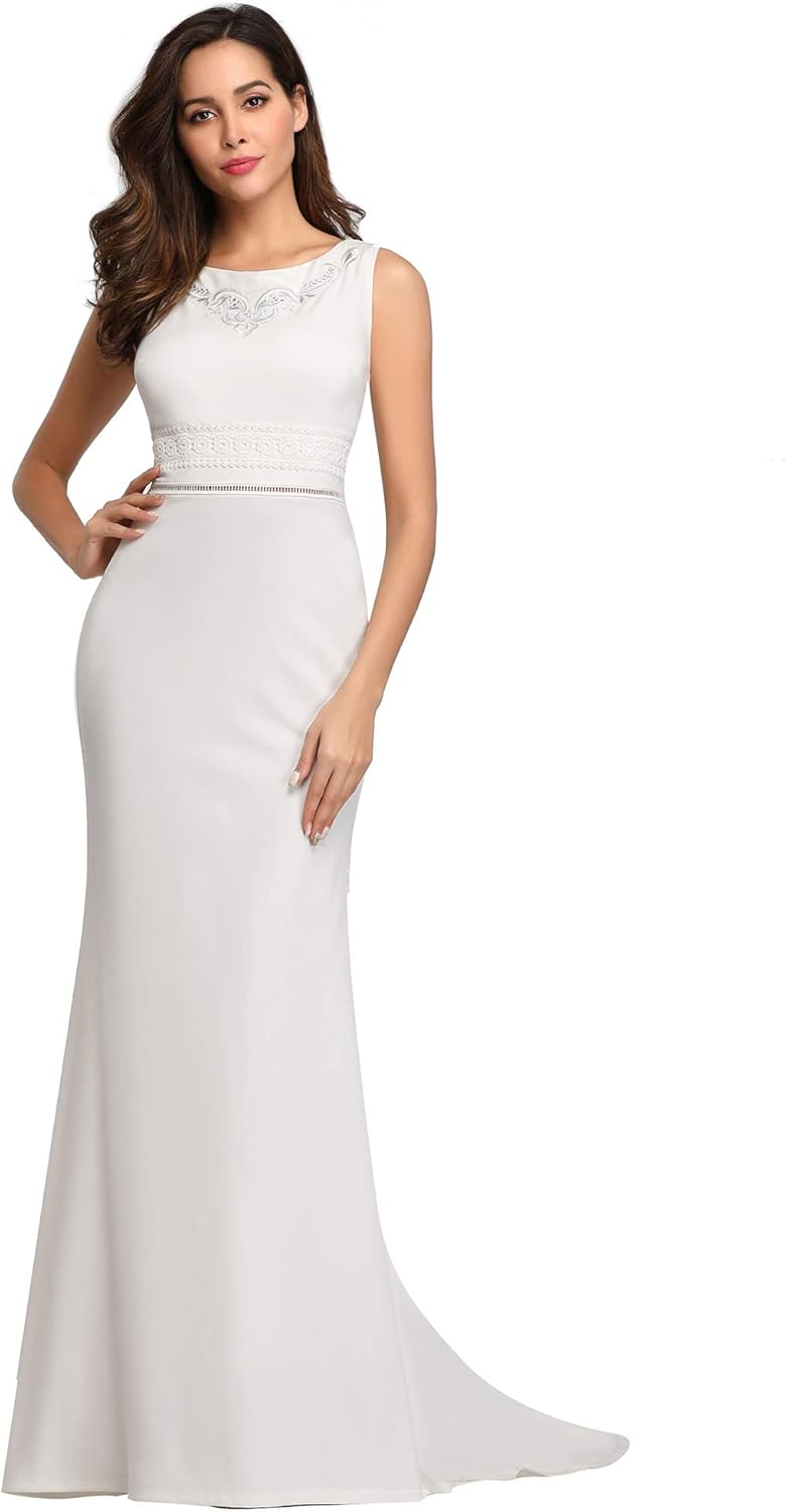 Amazon Com Ever Pretty Women S Sleeveless Bodycon Mermaid Dress