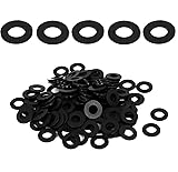 WEIJ Nylon Round Flat Washers for M5 Screw