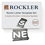 Rockler Router Letter Template Set