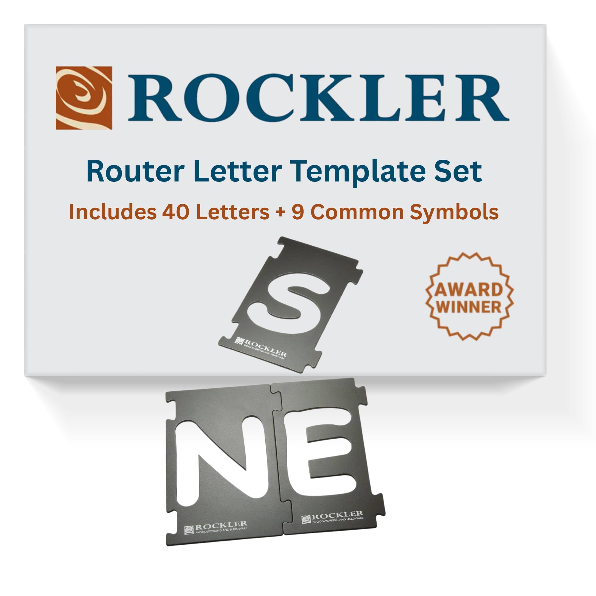 Rockler Router Letter Template Set