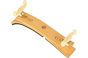 Compact Wood Violin Shoulder Rest 4/4 Size Adjustable Height Suitable For Improved Postures And Control Violin Pad With Comfo