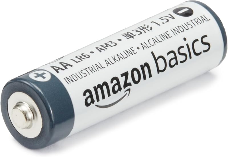 , 40 batterie alcaline industriali AA, 1,5 Volt, durata 5 anni