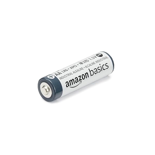 AMAZON BASICS 300-PACK AA ALKALINE INDUSTRIAL BATTERIES, 1.5 VOLT, 5-YEAR SHELF LIFE