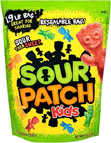 Sour Patch Kids Candy, 1.9 Pound Bag (Pack of 2)