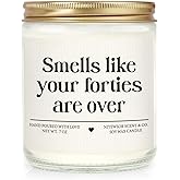 Niyewsor 50th Birthday Gifts for Her Him, Fifty Birthday Candle, 1976 50th Birthday Decorations for Women Men, 50 Year Old Bday Gifts for Friend, Sister, Mom, Dad, Handmade, 7oz