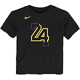 Nike Los Angeles Lakers Kobe Bryant #24 NBA Little Boys Toddler (2T-4T) & Kids (4-7) City Edition Tee, Black