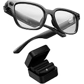 Rokid AI Glasses Style Pack,Smart Audio Glasses with Camera &amp; Power Capsule | Non-display smart audio glasses with ChatGPT &amp; Gemini, 12MP camera, 3K POV video, real-time audio translation, calls &amp; music