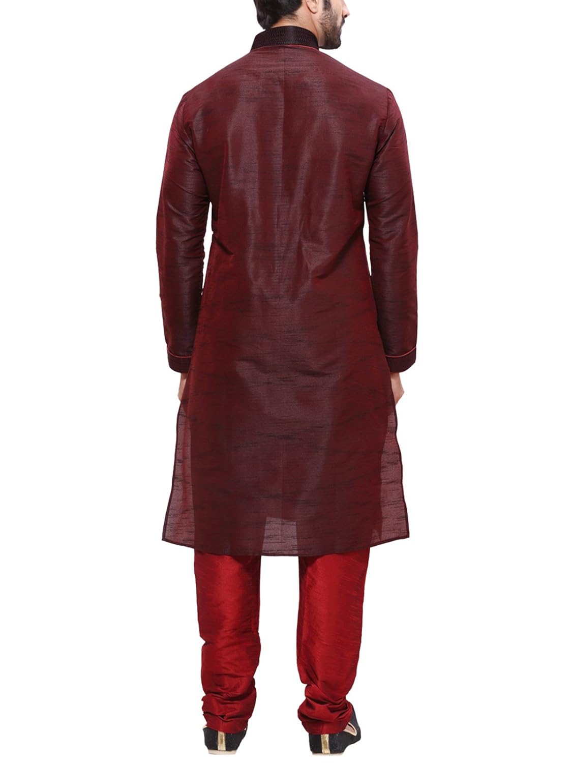 rg designers red kurta pyjama men's