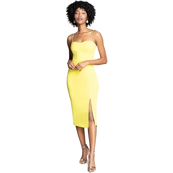 Petite Jersey Bodycon Midi Dress Library Oak PM Beige at Amazon Women's  Clothing store