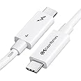 Cable Matters [Intel Certified] 40Gbps Active Thunderbolt 4 Cable 6.6 ft with 100W Charging and 8K Video in White - Fully Compatible with USB C/USB-C, USB 4 / USB4, and Thunderbolt 3