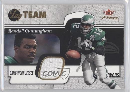Amazon Randall Cunningham Football Card 2001 Fleer Focus Tag 