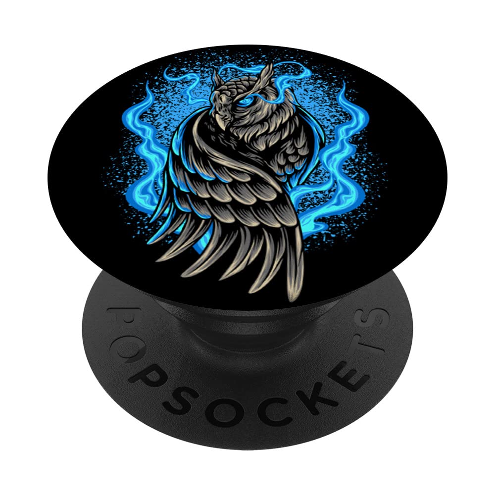 Tattoo Cartoon Owl PopSockets Swappable PopGrip