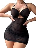 PITINAN Women's Exotic Lingerie Sets Mini Lingerie