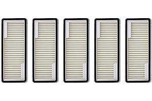 MIBUMIKI (5 Pieces) HEPA Filters Compatible with NARWAL Freo X Ultra/Freo X Plus/Freo Z Ultra, Wet Dry Vacuum Cleaner Filter Kit, Replacement Parts 5 Filters
