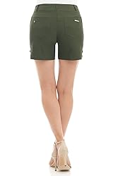 Rekucci Women’s Trendy Pull-On Shorts
