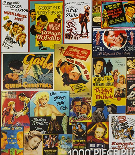 White Mountain Puzzles - Classic Movie Posters - 1,000 Piece Jigsaw Puzzle