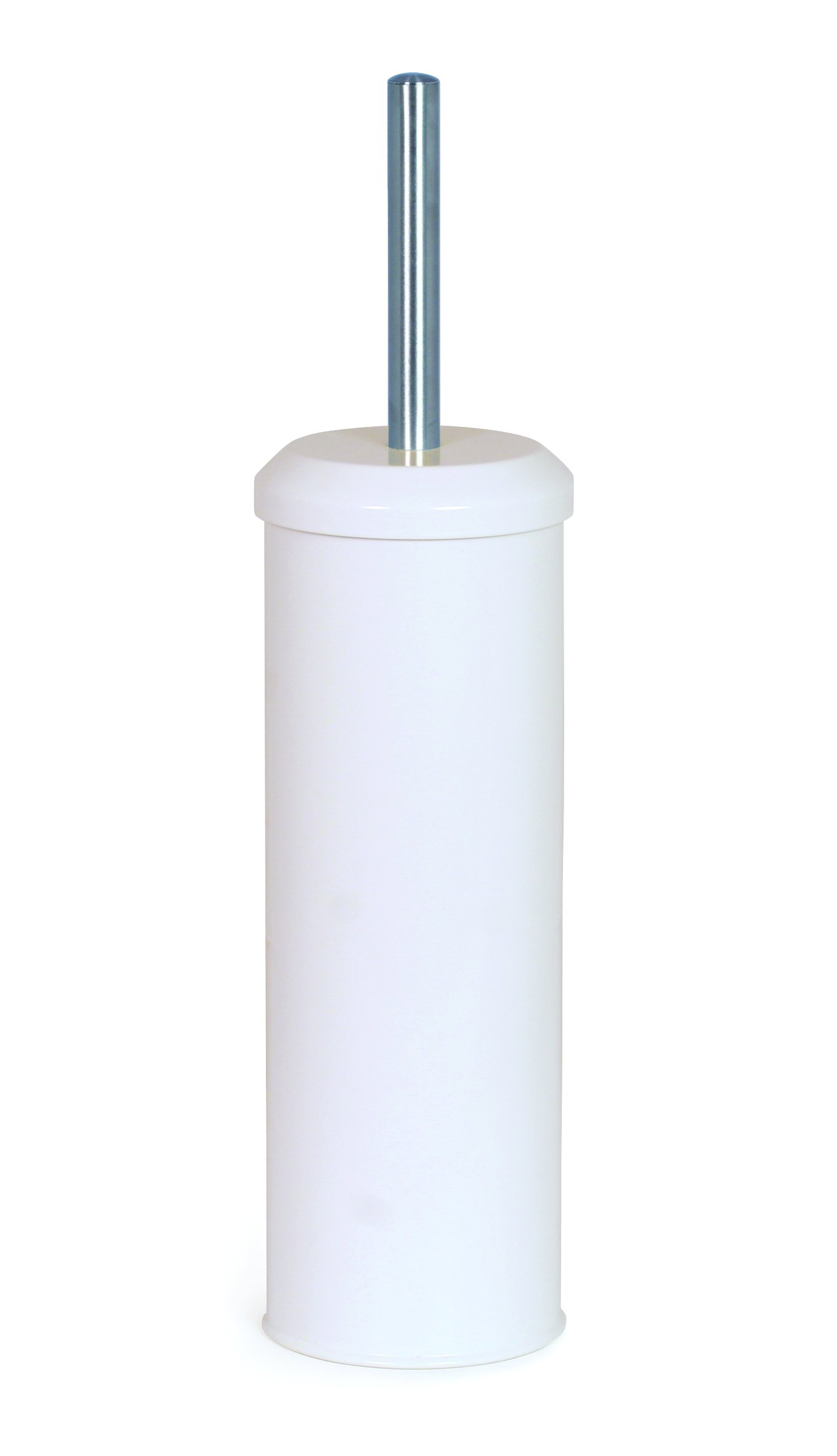 Sabichi Toilet Brush & Holder WHT 129284, Stainless-Steel, White