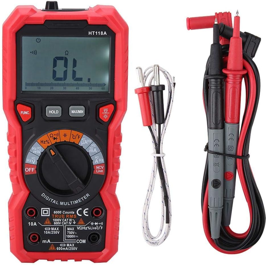 Mootea Multimeter,HT118A Handheld Digital Multimeter AC Amazon.co.uk