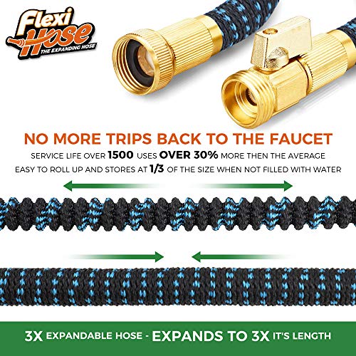 Flexi Hose Expandable Garden Hose with 8 Function Nozzle, 50FT - Lightweight photo 12