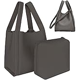 FungSun Bucket Bags for Women Vegan Leather Mini Bucket Purses Crossbody Bucket Handbag with Removable Shoulder Strap