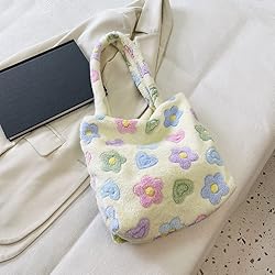 Plush Underarm Bag Ladies Fluffy Shoulder Bag Women