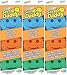 Scrub Daddy Colors Sponge Set - FlexTexture Sponge, Soft in Warm Water, Firm in Cold, Deep Cleaning, Dishwasher Safe, Multi-use, Scratch Free, Odor Resistant, Functional, Ergonomic, 3 pk, 9pc