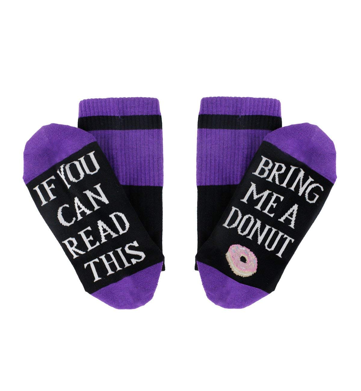 If You Can Read This Funny Saying Ankle Christmas Socks Wine Cotton Crew Socks for Men Women