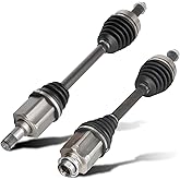 Front Left & Right CV Axle Shaft Assembly Fits for Honda CR-V 2.4 2.4L 2002 2003 2004 2005 2006,1 Pair of Driver Passenger Side CV Axle Shaft Assembly, Replace for 66-4206 66-4207