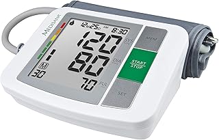 Medisana BU 510 Oberarm-Blutdruckmessgerät ohne Kabel, Arrhythmie-Anzeige, WHO-Ampel-Farbskala, für präzise Blutdruckmessung und Pulsmessung mit Speicherfunktion