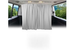 OMAC Cabin Divider Curtains Privacy Curtains for RAM ProMaster 1500 2500 Gray