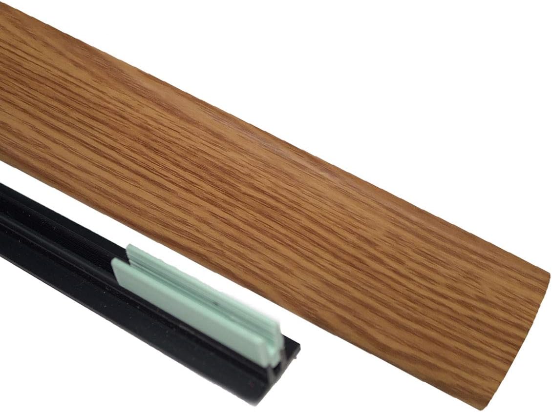Medium OakLaminate Door Threshold Adjustable Height/Pivots 50mm x 90cm