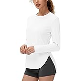 Cavva Women's Sunshirts Moisture Wicking Workout Top Quick Dry Long Sleeve Shirts Swim Running Athletic UPF 80+ UV Tee