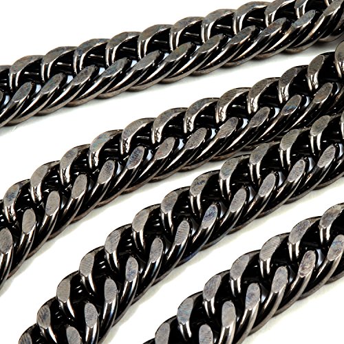 Doublek Heavy Biker Trucker Keychain Key Jean Wallet Chain (20") BLK CS1120BLK