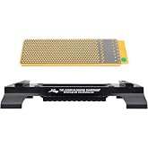 Diamond Machining Technology (DMT) 8-in. DuoSharp Plus Bench Stone Whetstone Extra Fine/Fine Grit Diamond Sharpening Stone with Base (WM8EF-WB)