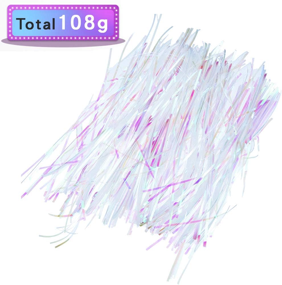 108g Shredded Tissue Paper, Iridescent Hamper Shred Gift Fill Packaging