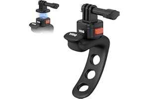 VRIG Quick Release 360° Flexible Camera Mount Wrap Band,Handlebar Tube Roll Bar Stick Pole Ski Holder Accessories for Go Pro 