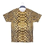 Snake Skin Hip Hop Bling 3D All Over Printed T-shirt