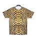 Snake Skin Hip Hop Bling 3D All Over Printed T-shirt