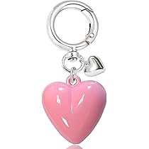 【BLACKPURPLE】24FW★ Signature Cat Heart charm Keyring black_leather_heart.jpg?v=