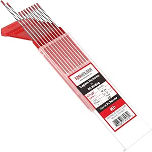 WeldingCity TIG Tungsten Electrodes – 10-Pack 1.5% Lanthanated Gold, 0.040" & 1/16" Assorted 10 thumbnail image