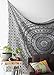 Black and White Tapestries Elephant Mandala Hippie Tapestry Indian Traditional Throw Beach Throw Wall Art College Dorm Bohemian Wall Hanging Boho Twin Bedspread