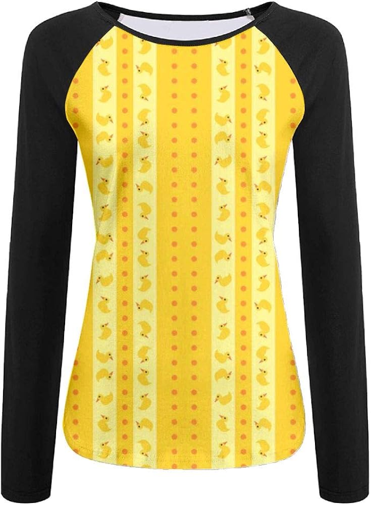 yellow baseball tee womens