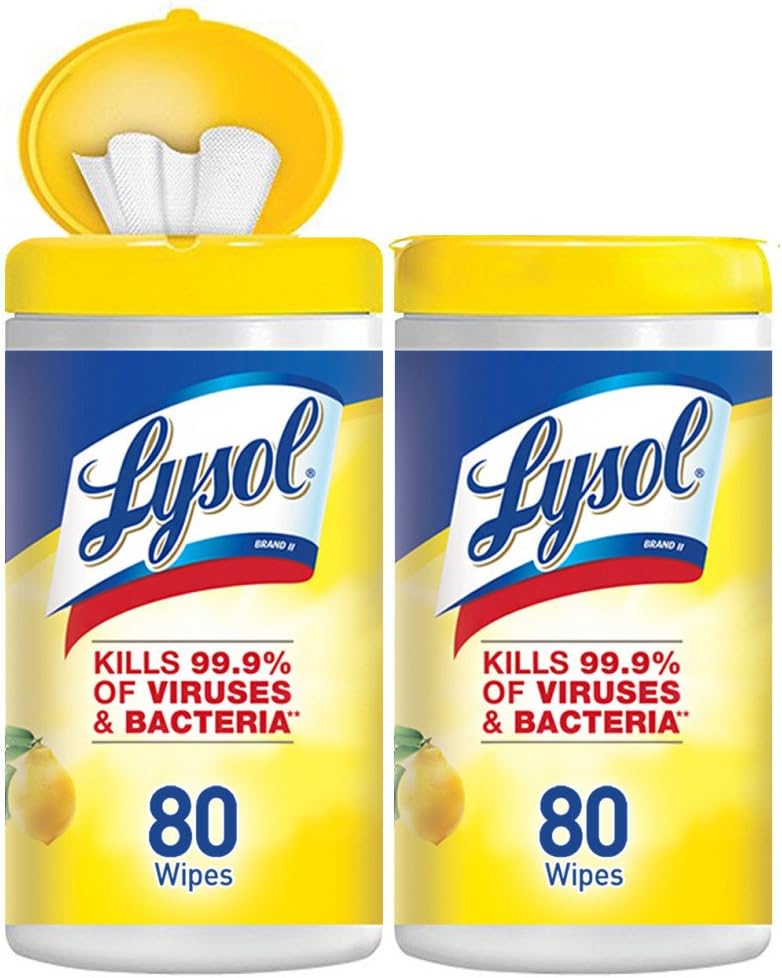 Lysol Disinfecting Wipes, Lemon & Lime Blossom, 160ct: Health & Personal Care