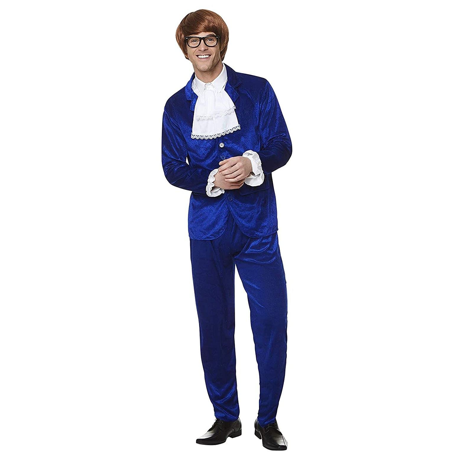 Karnival 82239 1960's Mr Mojo Costume, Men, Blue, X-Large