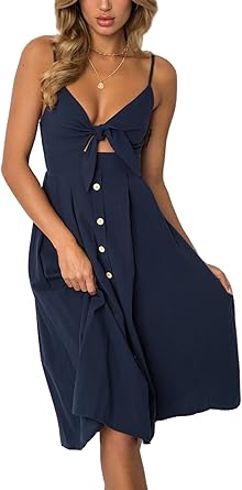 button summer dress