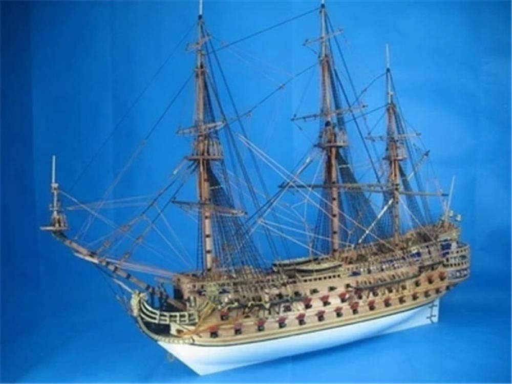 SIourso Watercraft Model Building Kits Ship Model Boat Kit Wooden Ship Model Kit The San Felipe 1690 Warship Model Kits