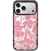 CASETiFY for iPhone 18 Pro Max Case - Impact Compatible with MagSafe | 8.2 ft. 4x Military Grade Drop Protection | Cheetah Paradise Pink | Black